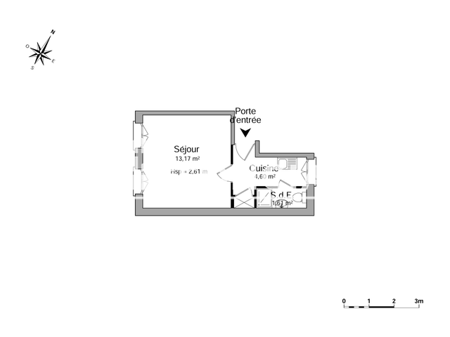 Studio (19.38 m²) à louer - Toulon (83200)