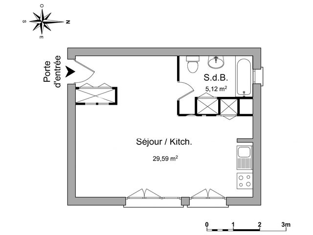 Studio (34.71 m²) à louer - Chartres (28000)