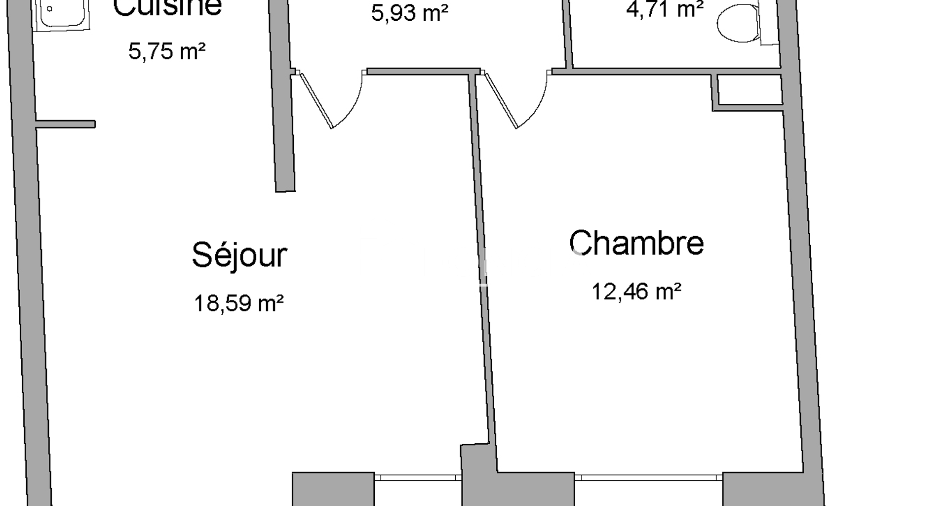 Appartement 2 pièces (47.44 m²) à louer - Gex (01170)