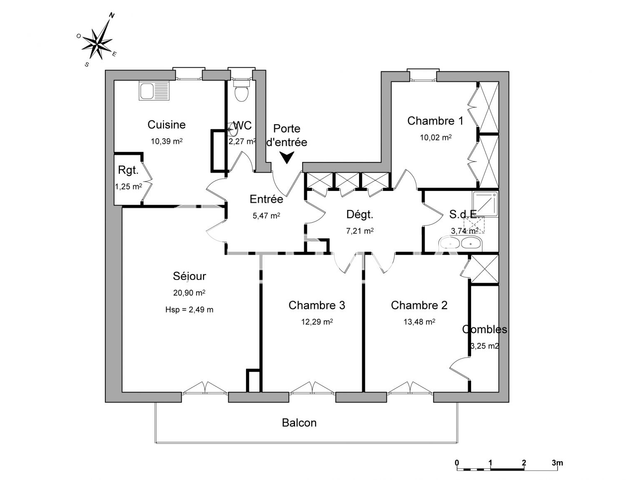 Appartement meublé 4 pièces (90.27 m²) à louer - Thonon Les Bains (74200)