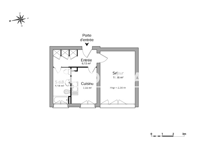 Studio (34.18 m²) à louer - Annemasse (74100)