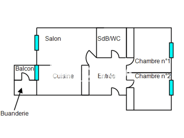 Appartement 3 pièces (55.25 m²) à louer - Toulon (83000)