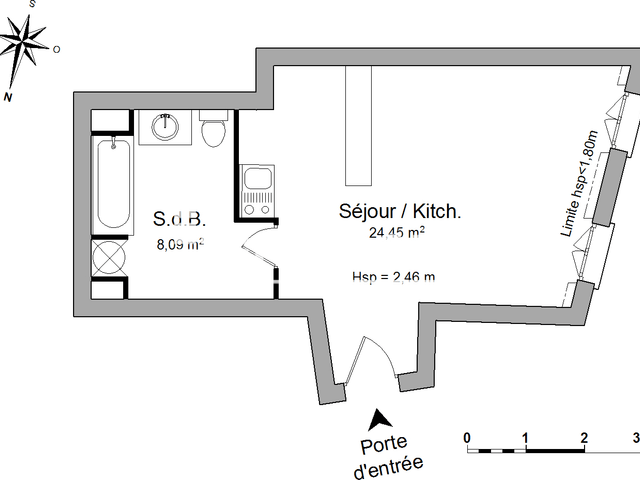 Studio (32.54 m²) à louer - Chartres (28000)