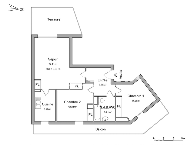 Appartement 3 pièces (64.95 m²) à louer - La Seyne Sur Mer (83500)