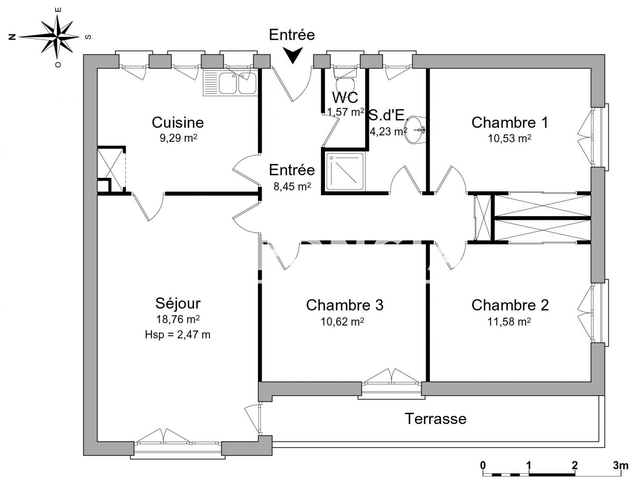 Appartement 4 pièces (75.03 m²) à louer - La Seyne Sur Mer (83500)