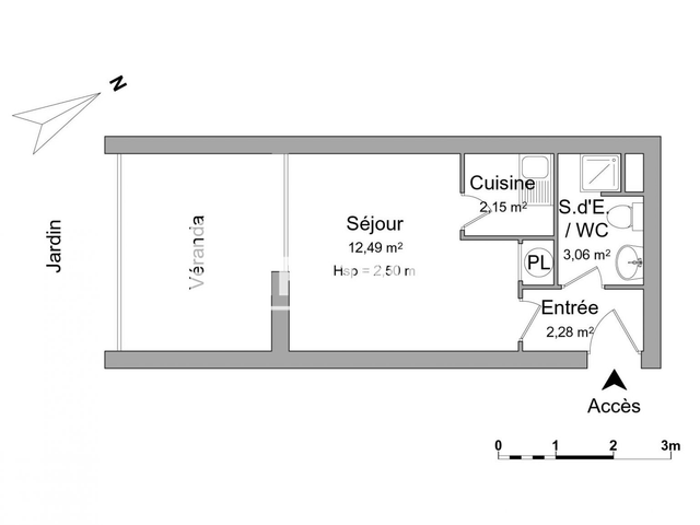 Studio (19.98 m²) à louer - Bandol (83150)
