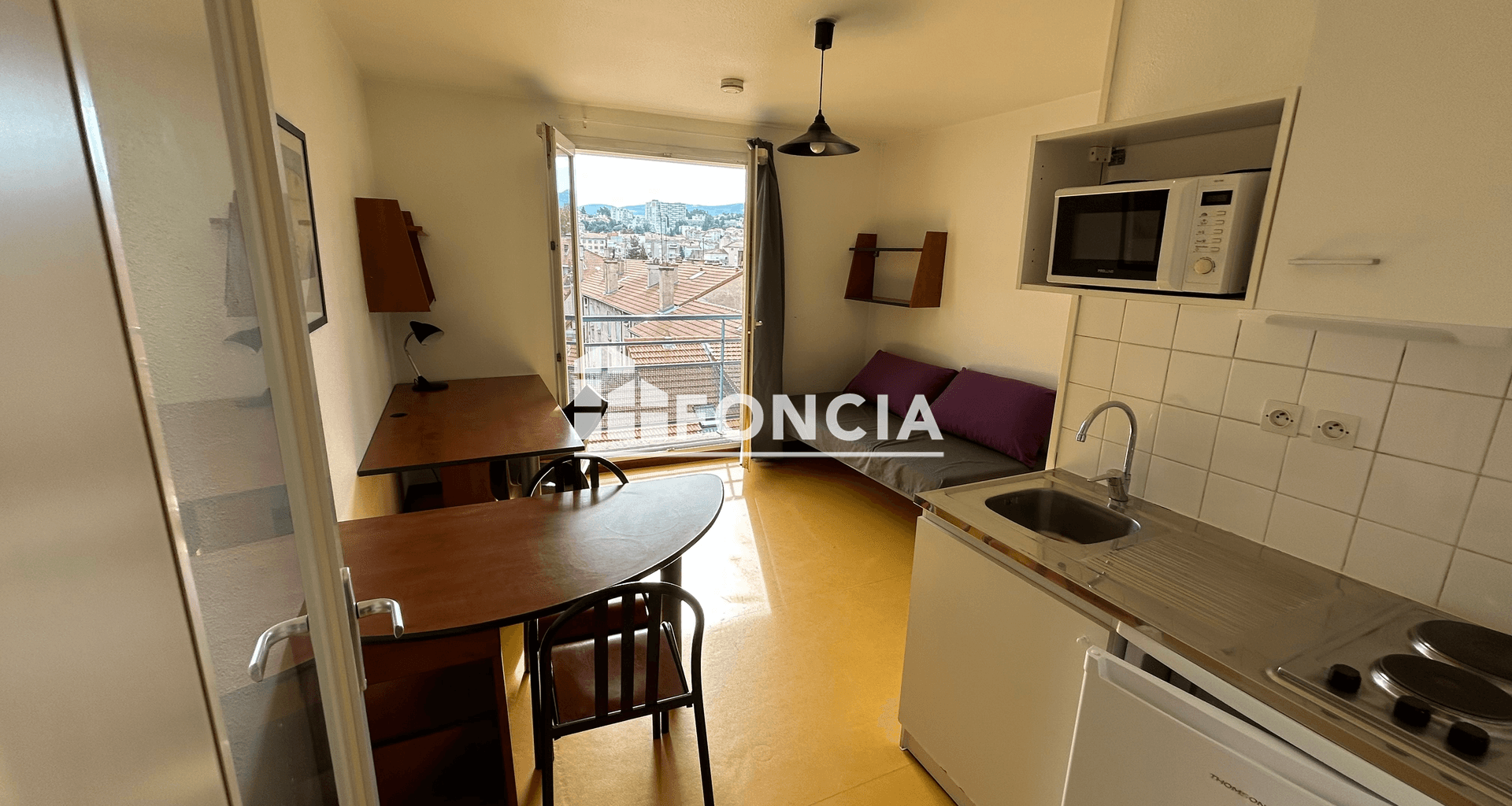 Studio meublé (18.16 m²) à louer - Saint-étienne (42000)