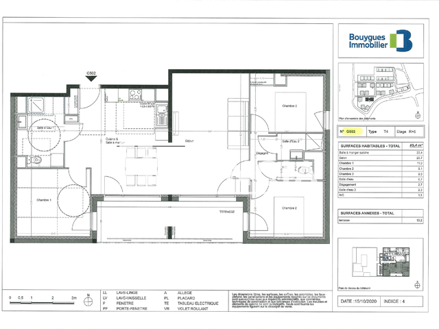 Appartement 4 pièces (84.4 m²) à louer - Toulouse 4ᵉ (31400)