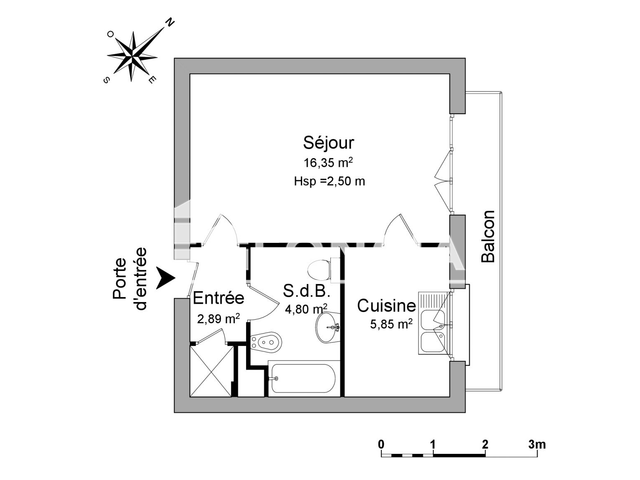 Studio (29.89 m²) à louer - Limoges (87000)