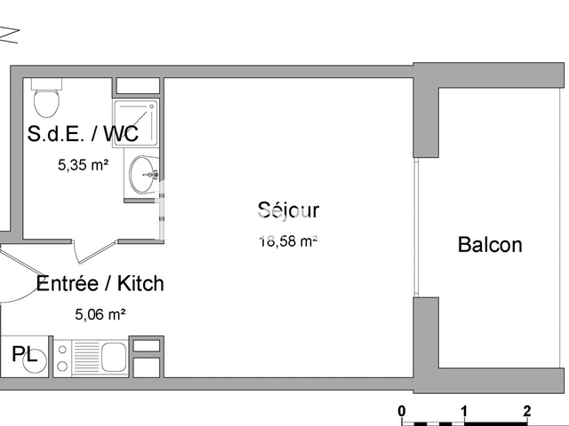 Studio (28.99 m²) à louer - Villeurbanne (69100)