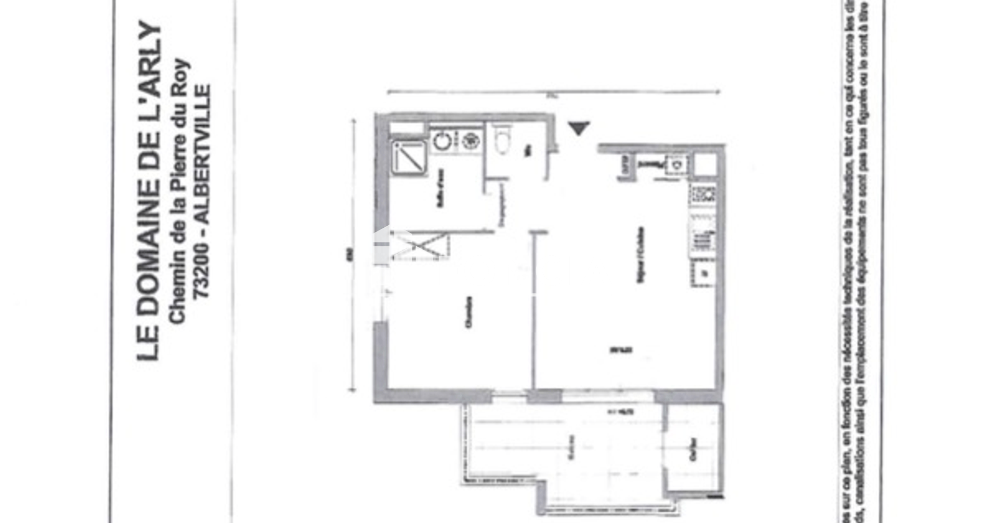 Appartement 2 pièces (43.53 m²) à louer - Albertville (73200)