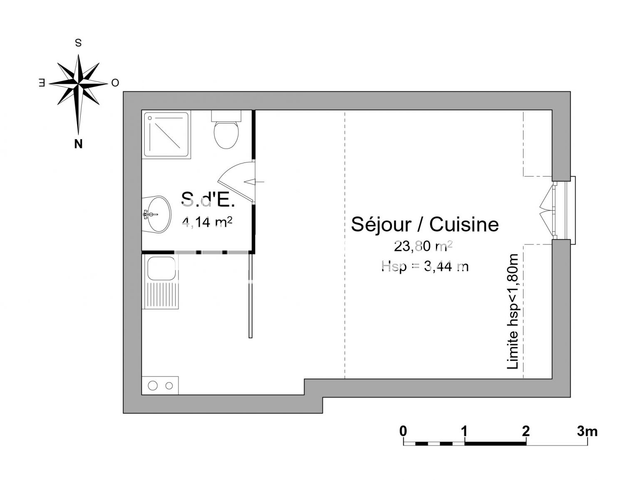 Studio (27.94 m²) à louer - Limoges (87000)