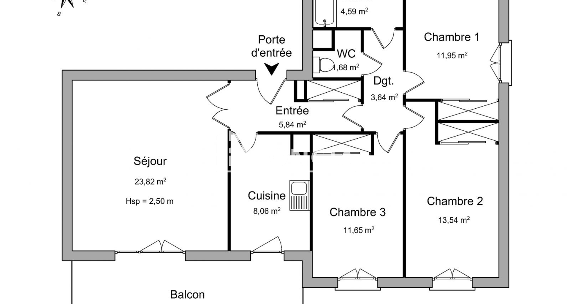 Appartement 4 pièces (84.77 m²) à louer - Villié-morgon (69910)
