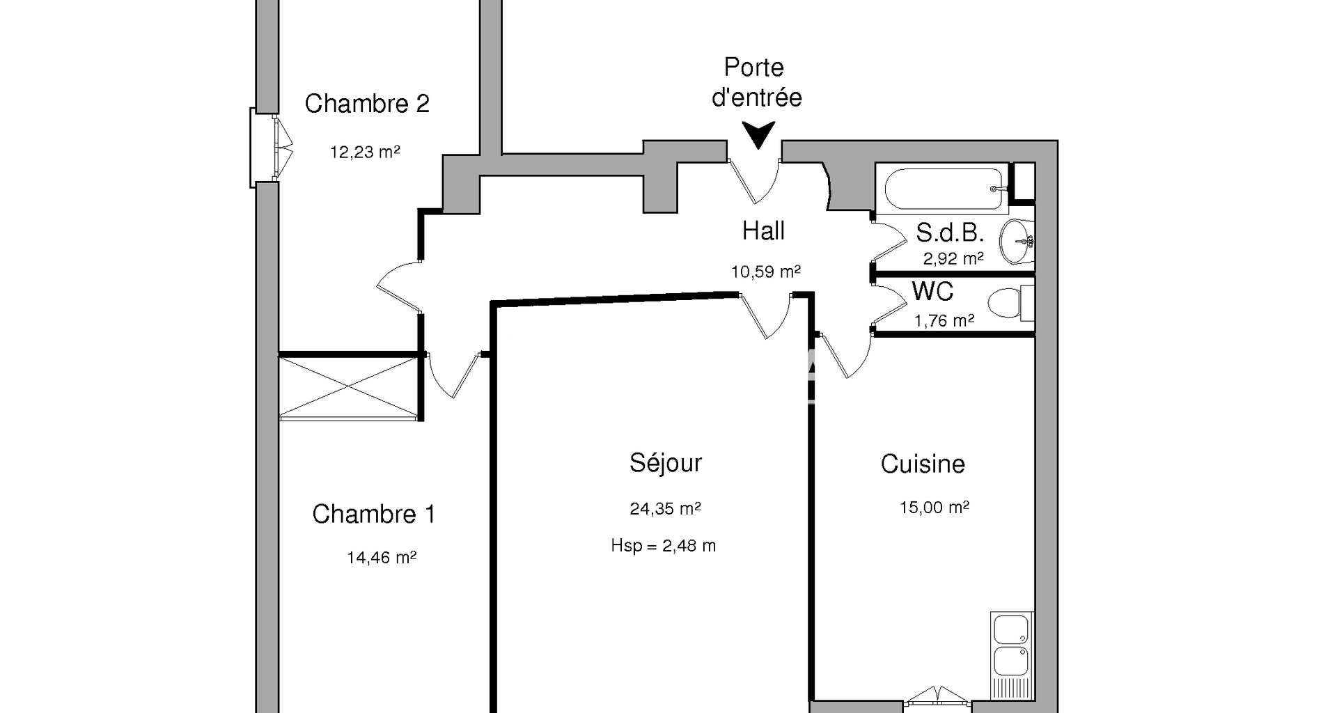 Appartement 3 pièces (81.31 m²) à louer - Beynost (01700)