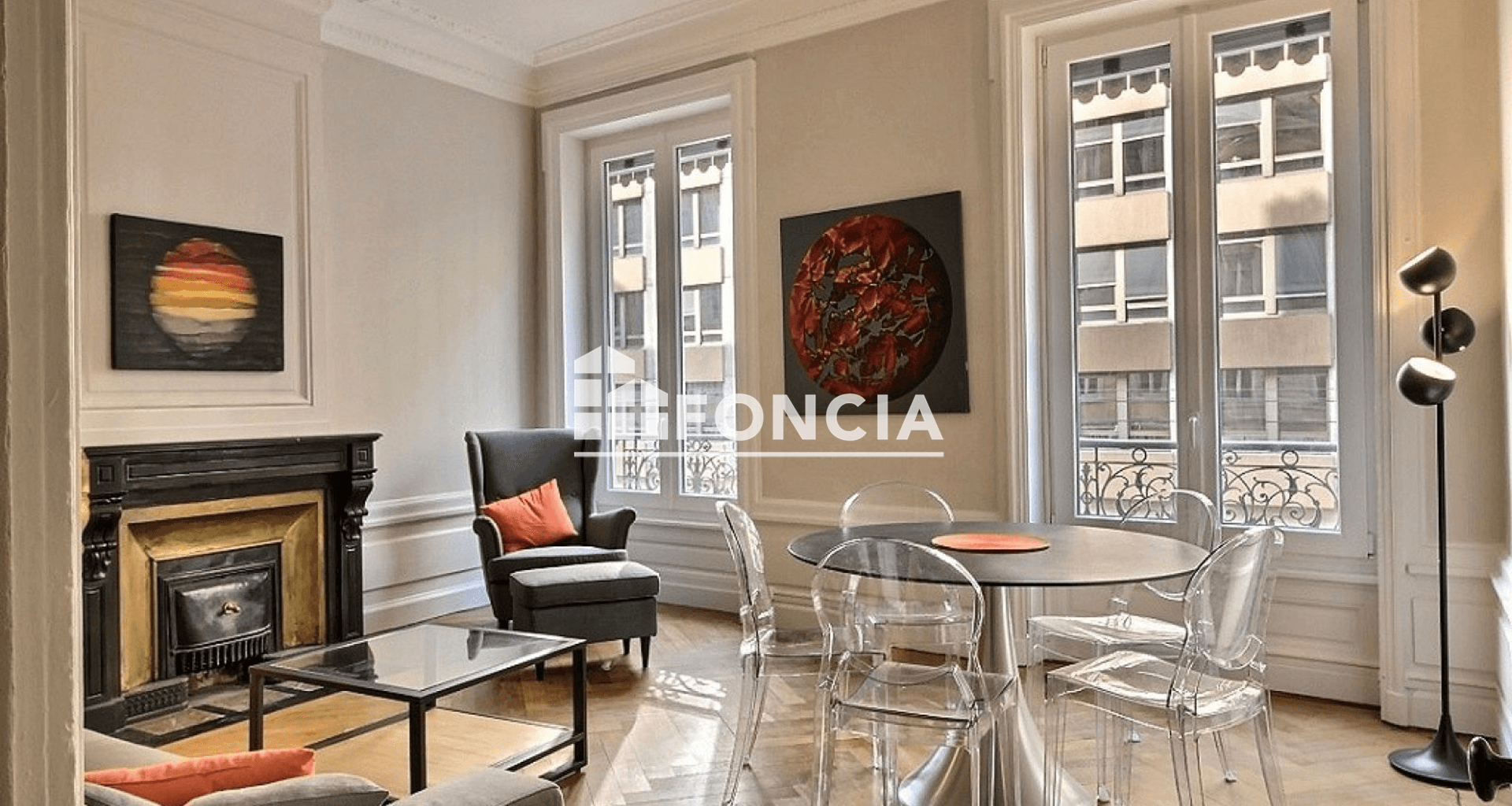 Appartement meublé 3 pièces (87.26 m²) à louer - Lyon 3ᵉ (69003)