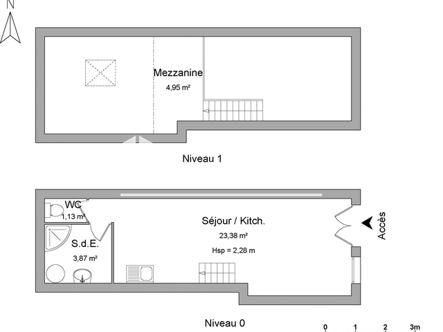 Studio (33.33 m²) à louer - Tonnay Charente (17430)