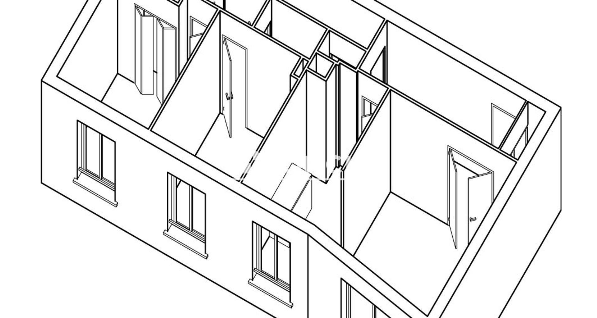 Appartement 3 pièces (63.82 m²) à louer - Lyon 4ᵉ (69004)