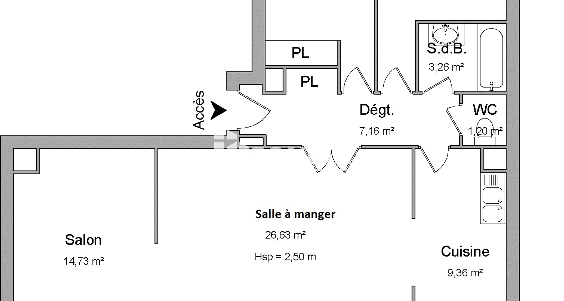 Appartement 4 pièces (84.92 m²) à louer - ÉLancourt (78990)