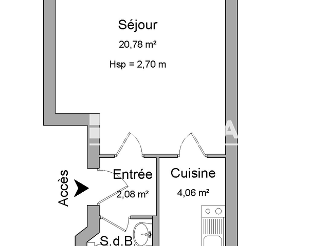 Studio (30.02 m²) à louer - Garches (92380)