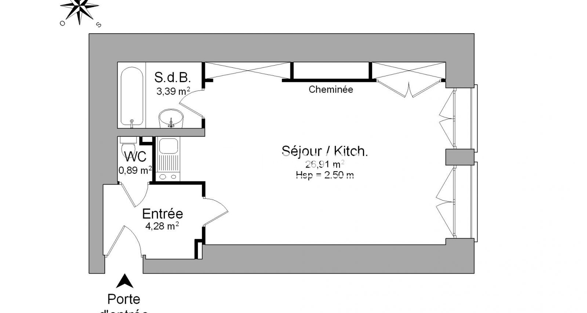 Studio (35.47 m²) à louer - Limoges (87000)