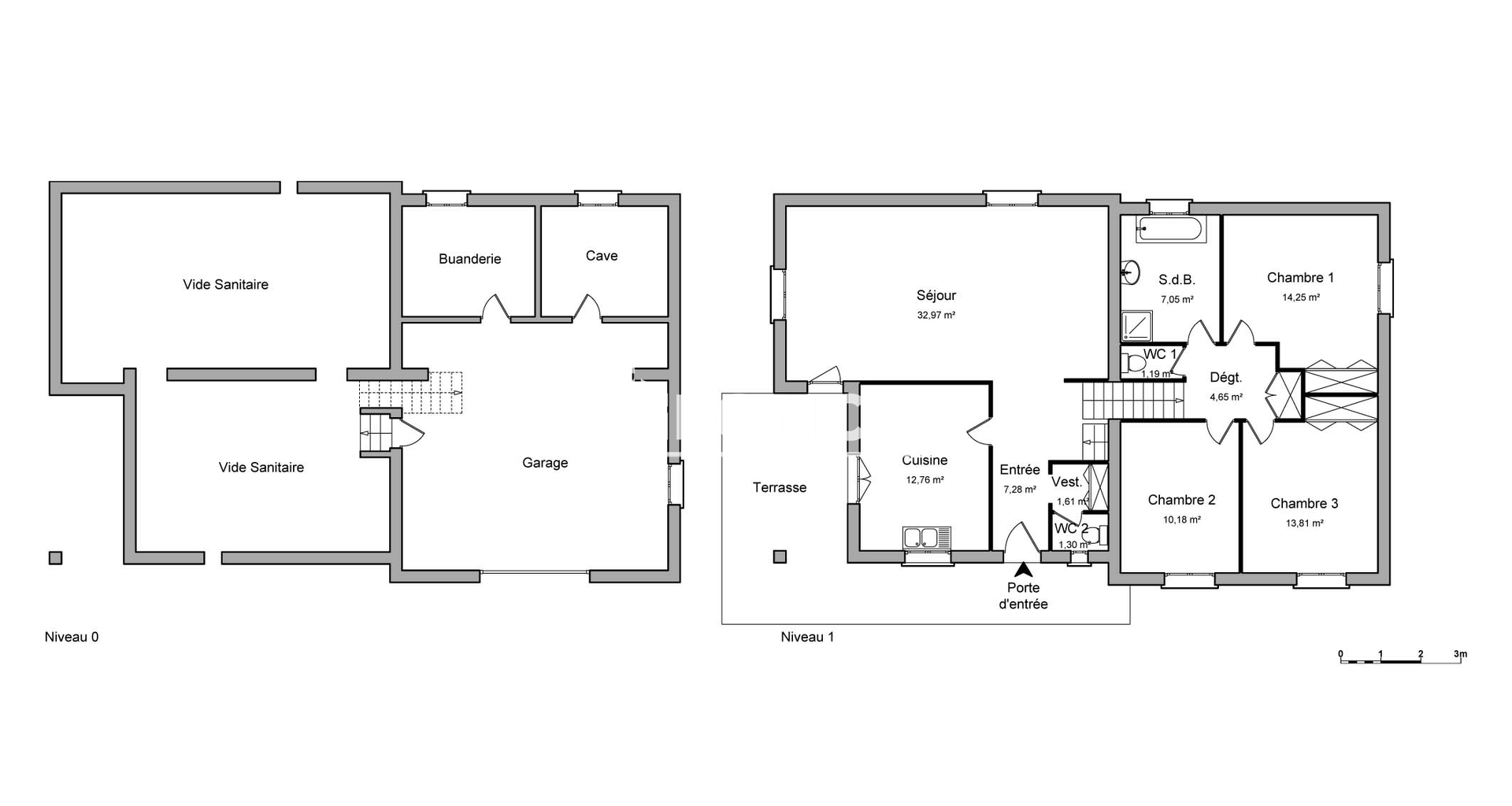 Maison 5 pièces (107.05 m²) à louer - Frans (01480)