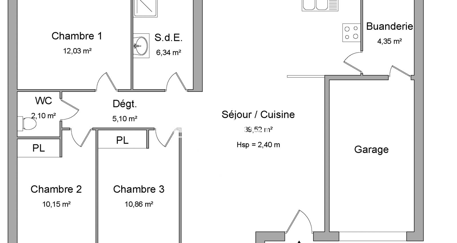 Maison 4 pièces (90.45 m²) à louer - Sainte-foy-lès-lyon (69110)