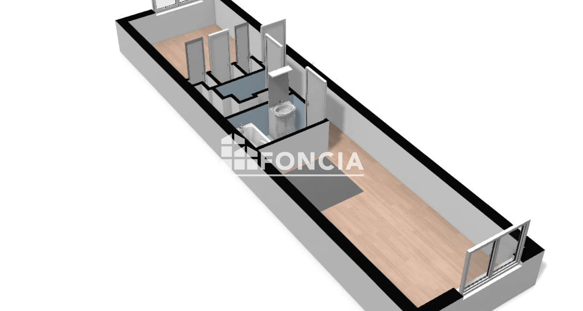 Appartement 3 pièces (52.03 m²) à louer - Paris 15ᵉ (75015)