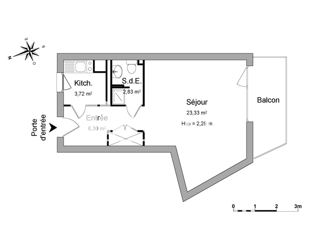 Studio (36.18 m²) à louer - Poitiers (86000)