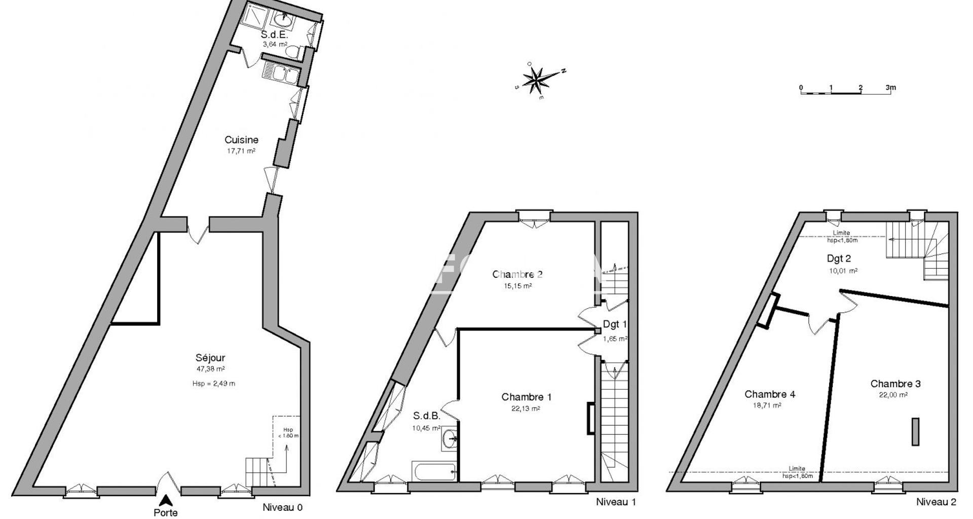 Maison 5 pièces (168.83 m²) à louer - Saint-germain-au-mont-d'or (69650)