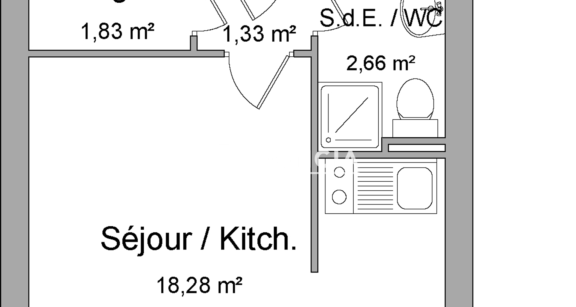 Studio (24.1 m²) à louer - Limoges (87000)