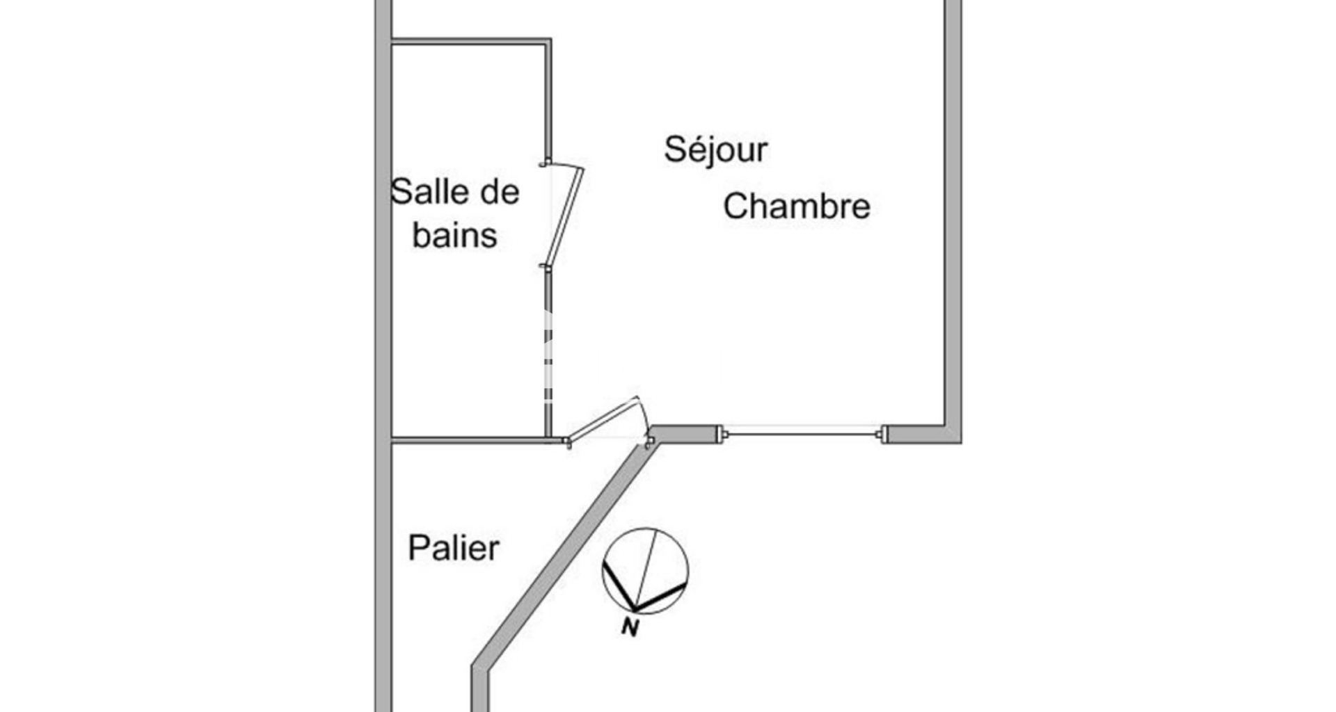 Studio (16.18 m²) à louer - Lyon 2ᵉ (69002)