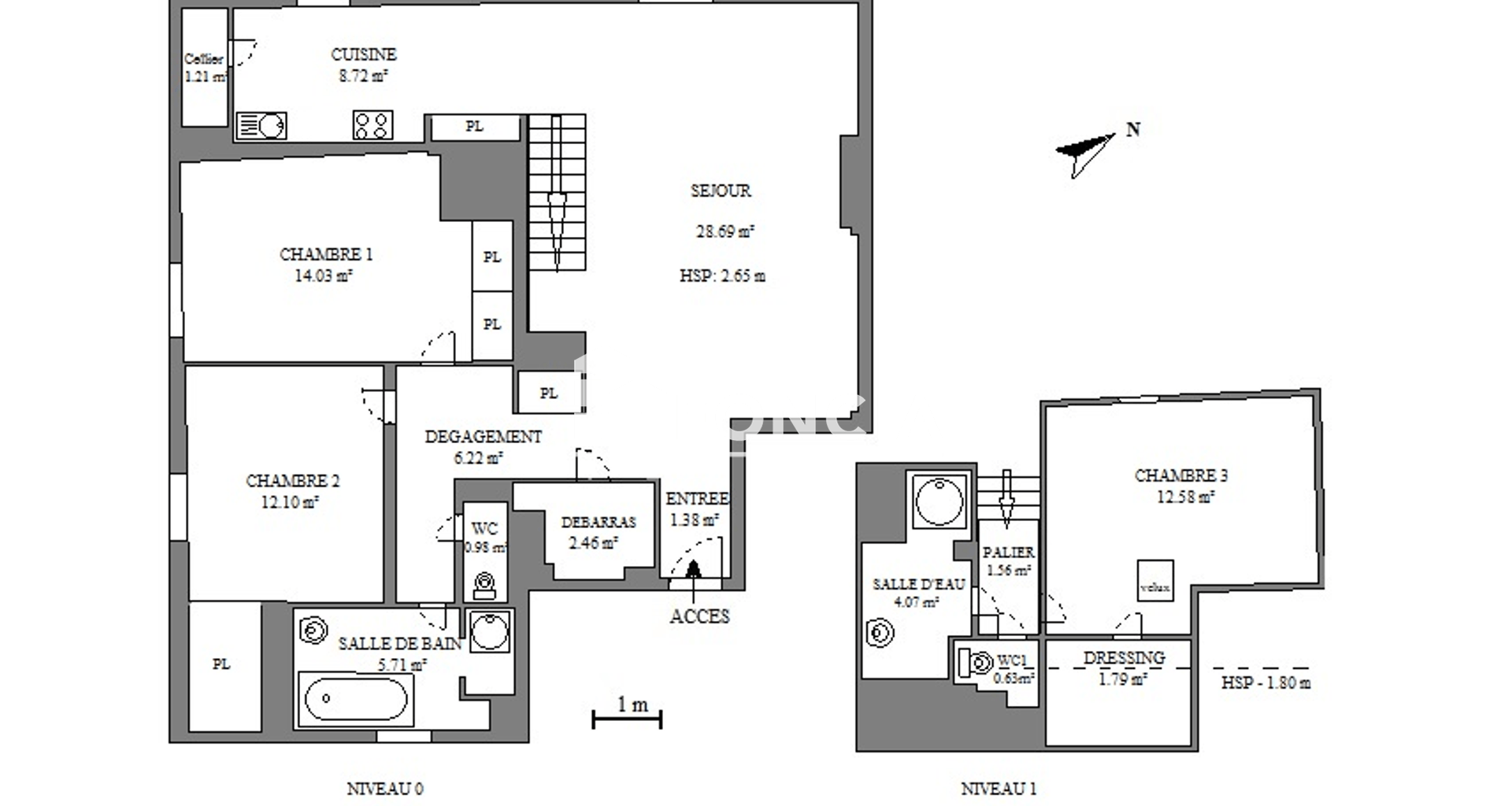 Appartement 4 pièces (102.13 m²) à louer - Saint-didier-au-mont-d'or (69370)