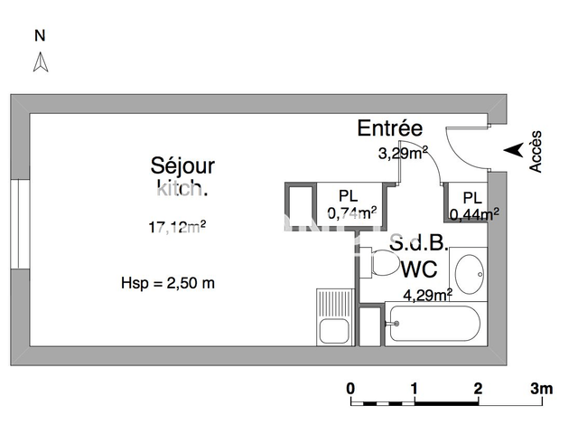 Studio (25.88 m²) à louer - Limoges (87000)