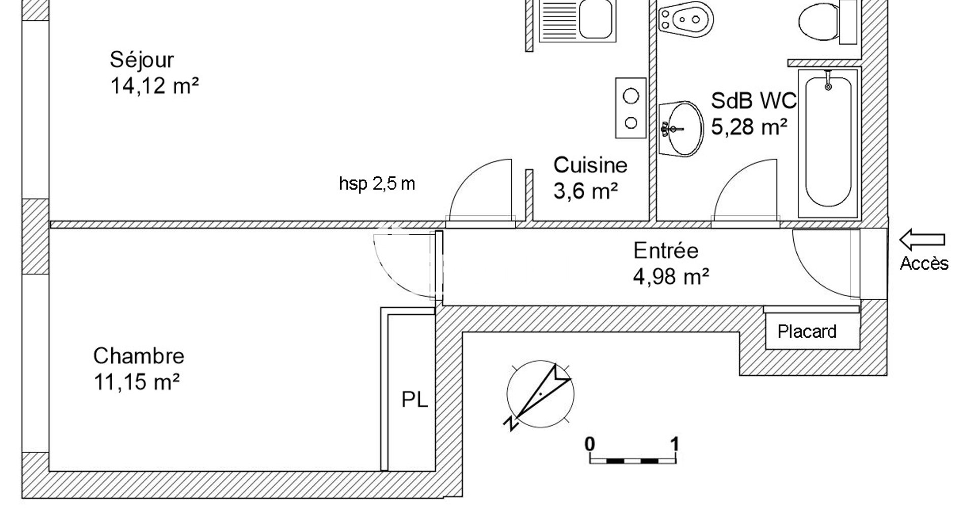 Appartement 2 pièces (39.13 m²) à louer - Paris 11ᵉ (75011)