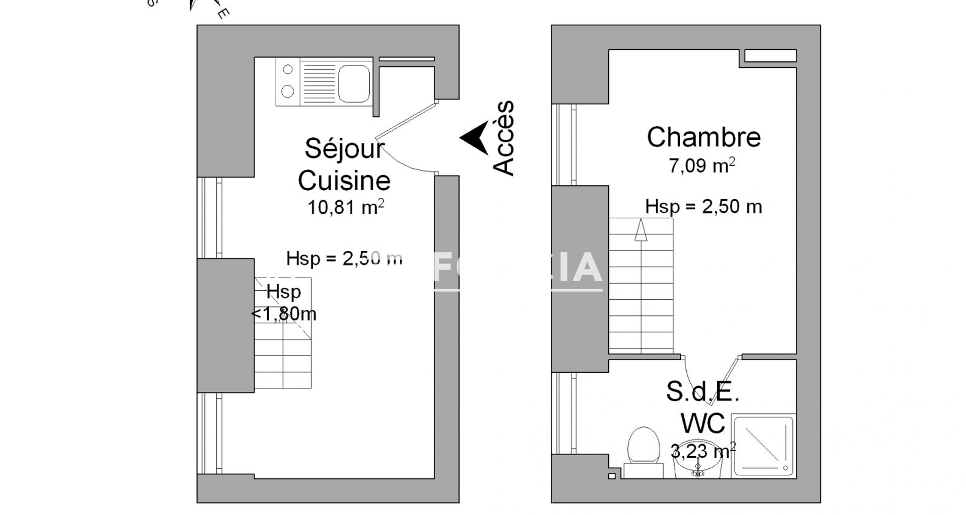 Studio (21.13 m²) à louer - Limoges (87000)