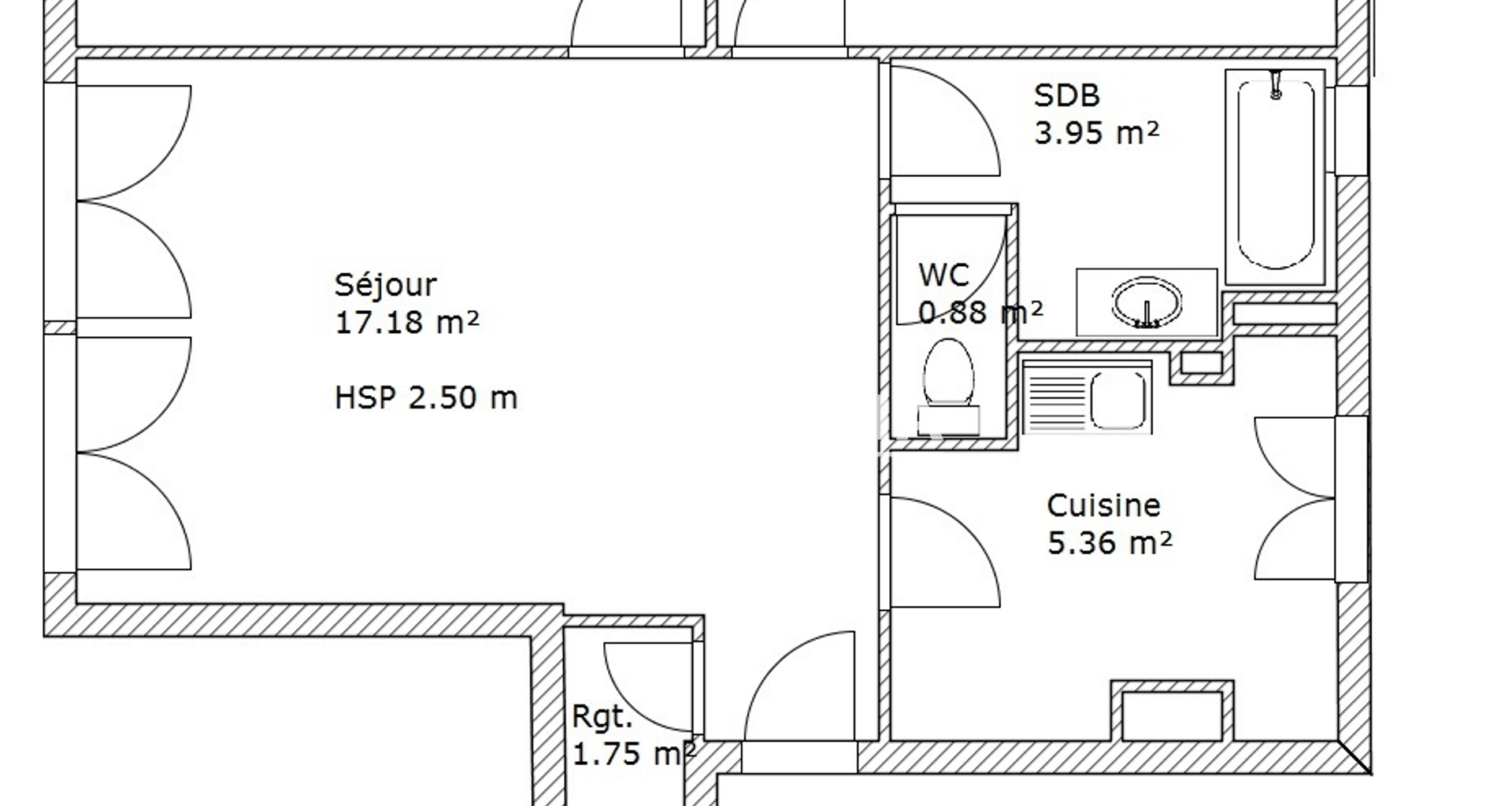Appartement 3 pièces (48.37 m²) à louer - Clichy-sous-bois (93390)