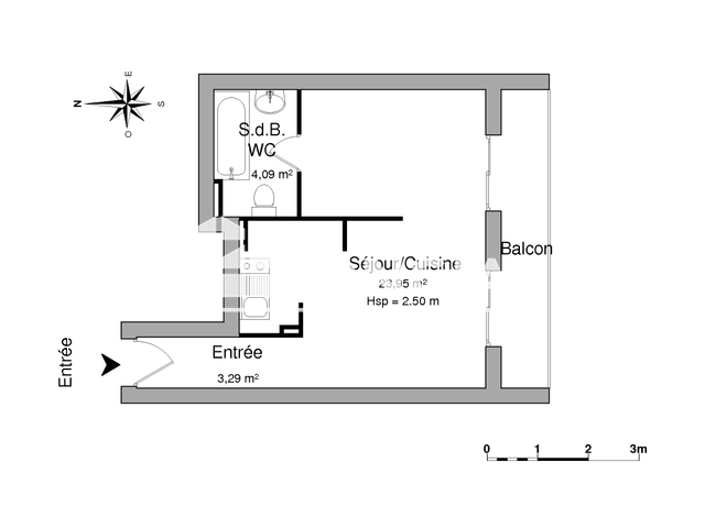 Studio (31.34 m²) à louer - Limoges (87000)