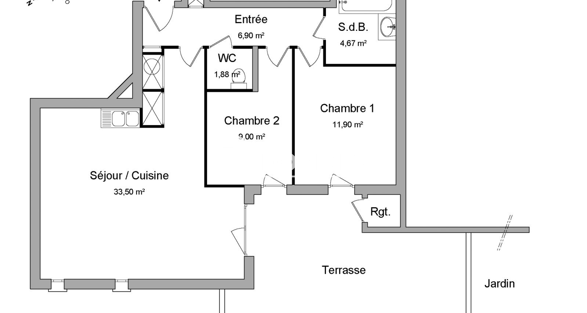 Appartement 3 pièces (67.85 m²) à louer - Saint-germain-en-laye (78100)