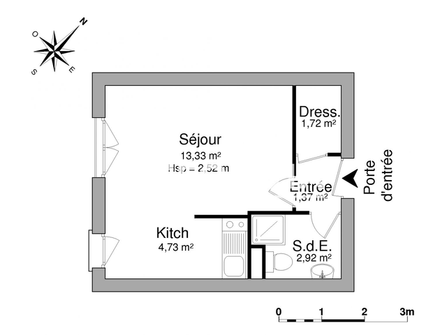 Studio (24.07 m²) à louer - Limoges (87000)