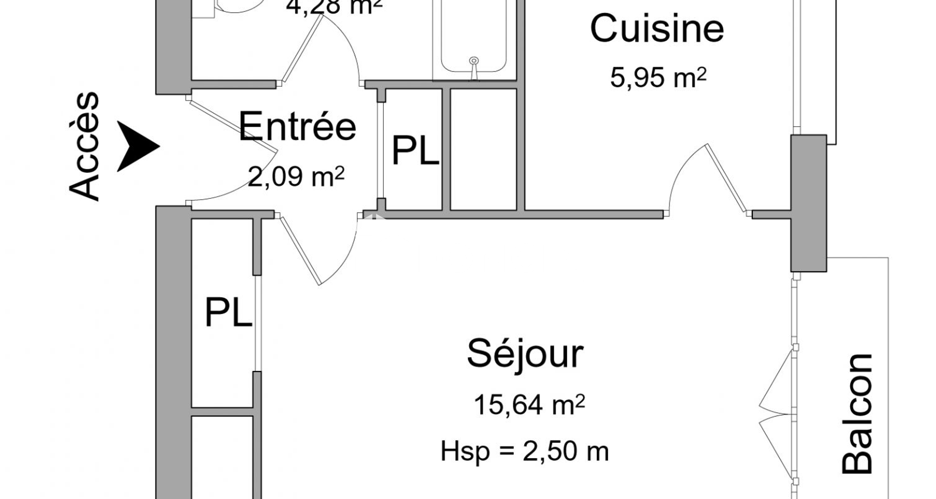 Studio (27.96 m²) à louer - Limoges (87100)