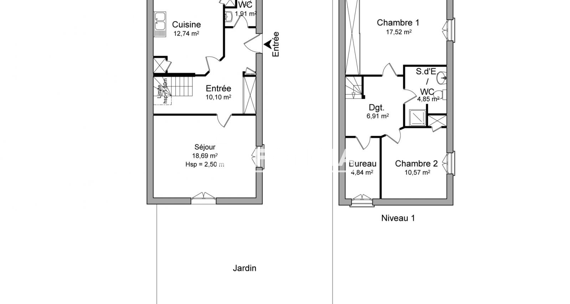 Maison 3 pièces (88.13 m²) à louer - Montluel (01120)