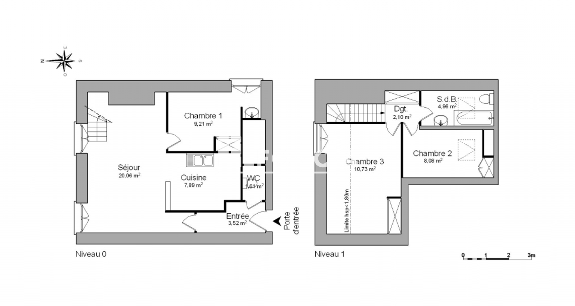 Appartement 4 pièces (68.16 m²) à louer - Trévoux (01600)
