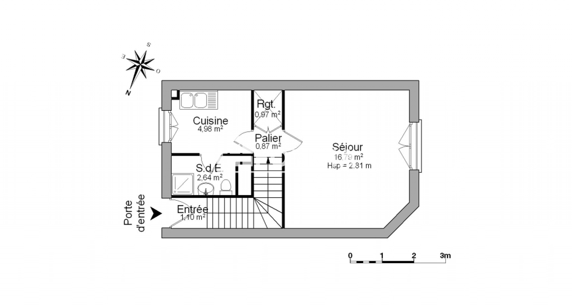 Studio (27.35 m²) à louer - Houilles (78800)