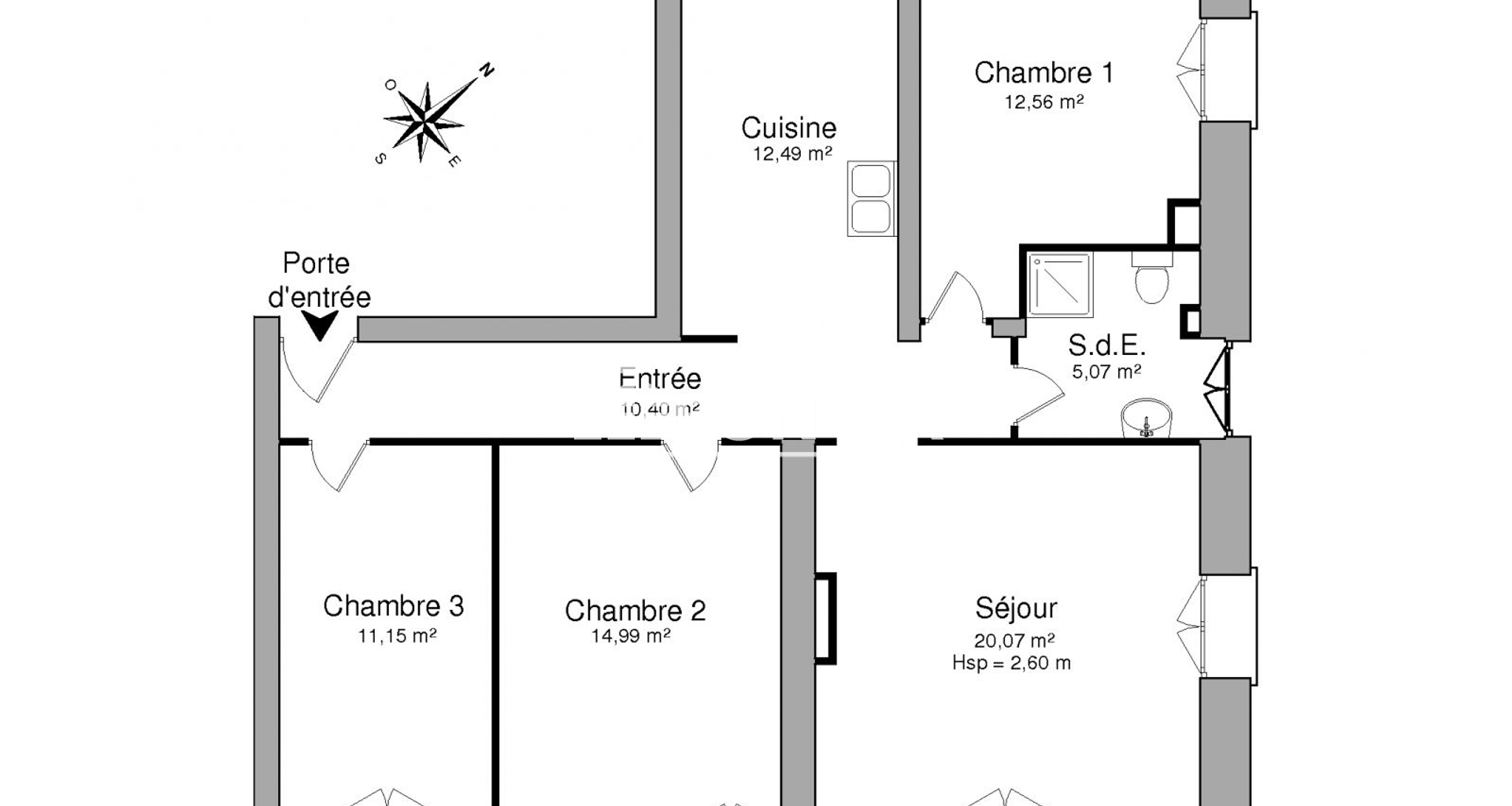 Appartement 4 pièces (86.73 m²) à louer - L'arbresle (69210)