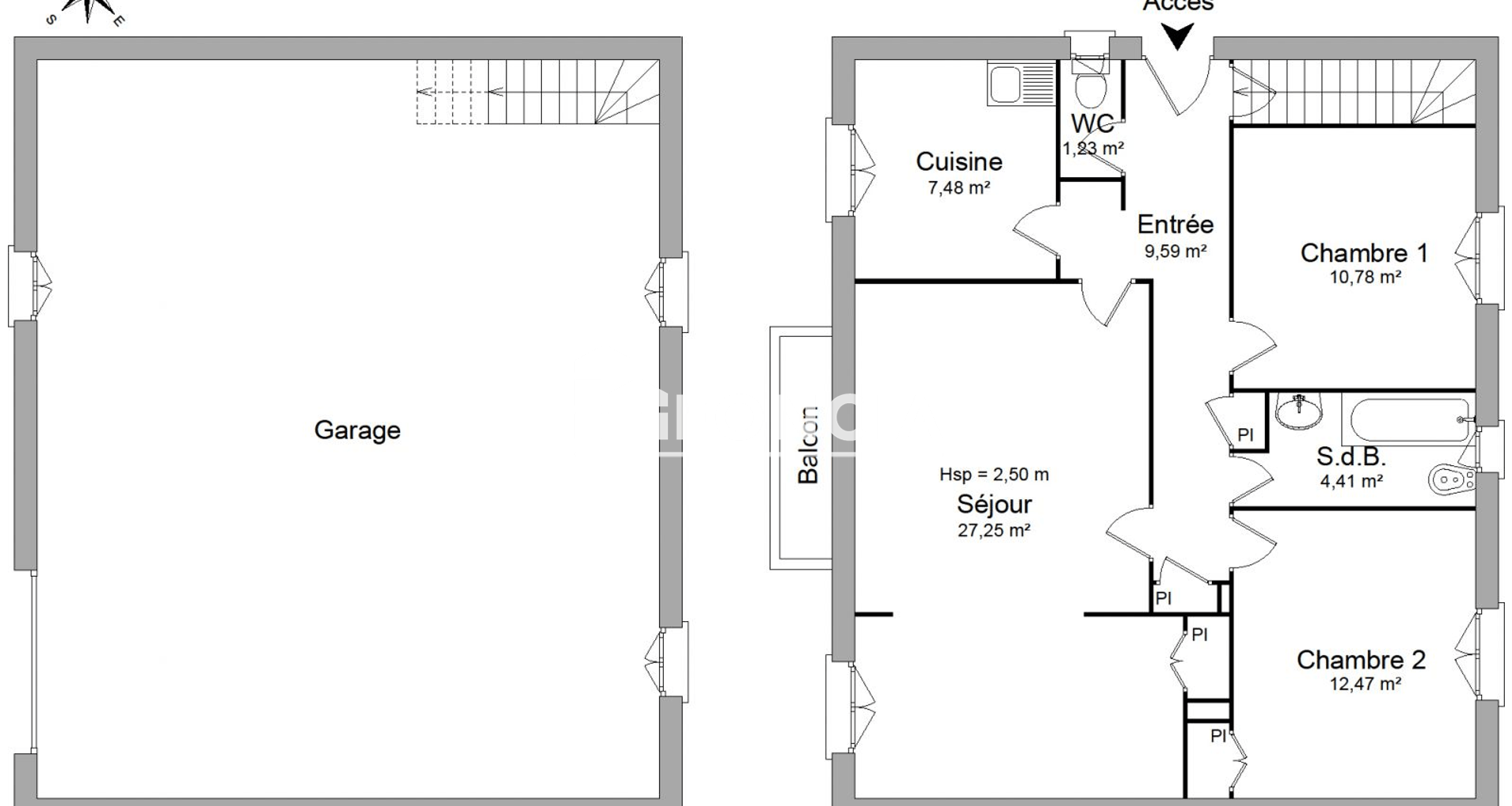 Maison 3 pièces (75 m²) à louer - Niort (79000)