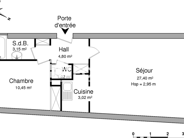 Appartement 2 pièces (49.84 m²) à louer - Limoges (87000)
