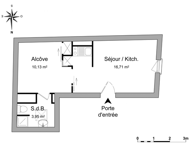 Studio (30.79 m²) à louer - Limoges (87000)