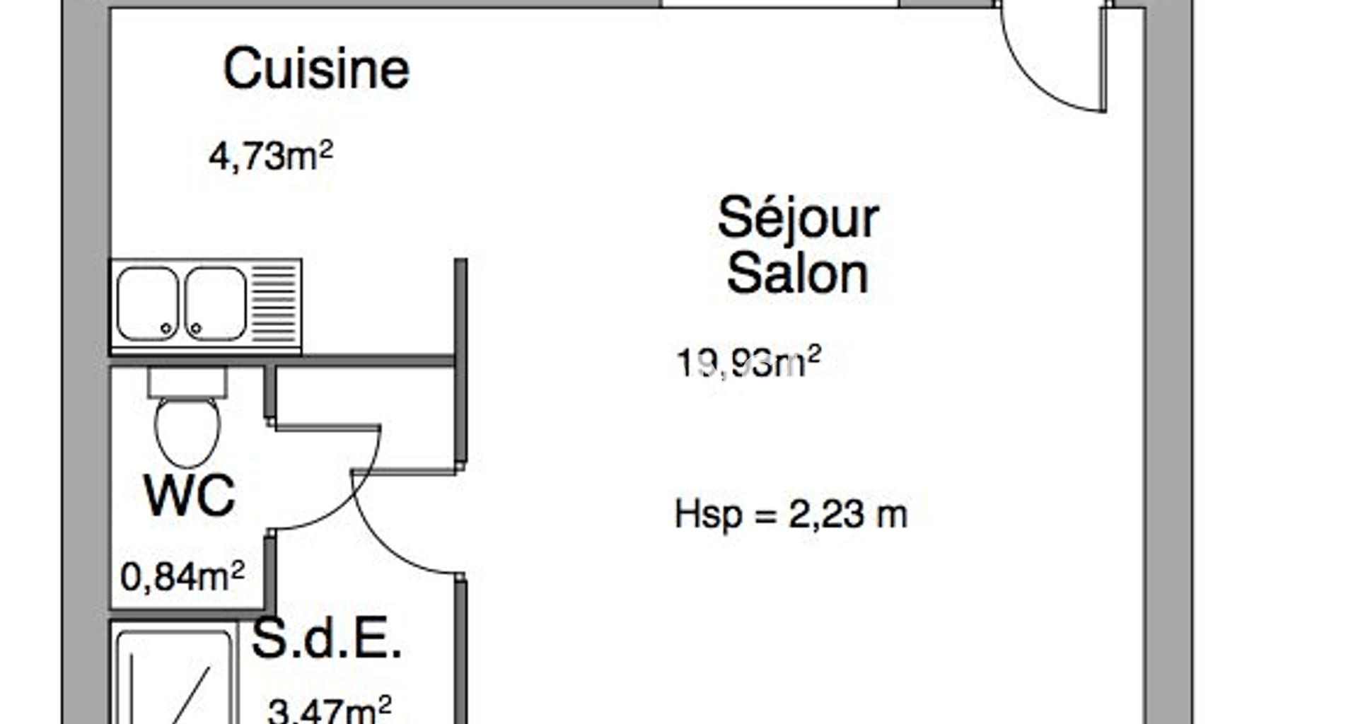 Studio (28.97 m²) à louer - Poitiers (86000)