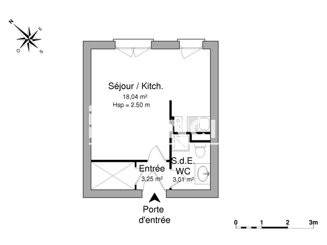 Studio (24.3 m²) à louer - Limoges (87000)