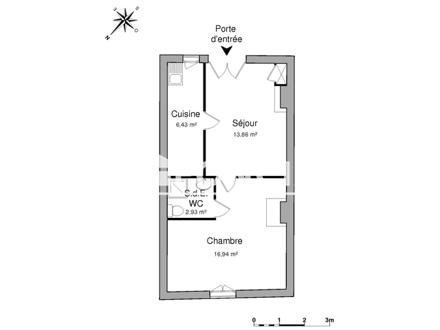 Appartement 2 pièces (40.16 m²) à louer - Limoges (87000)